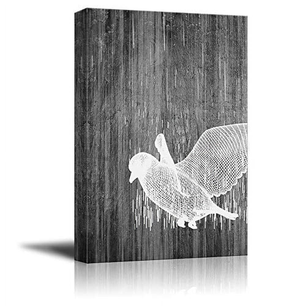 wall26 Canvas Wall Art Black and White Abstract Pictures Home Wall