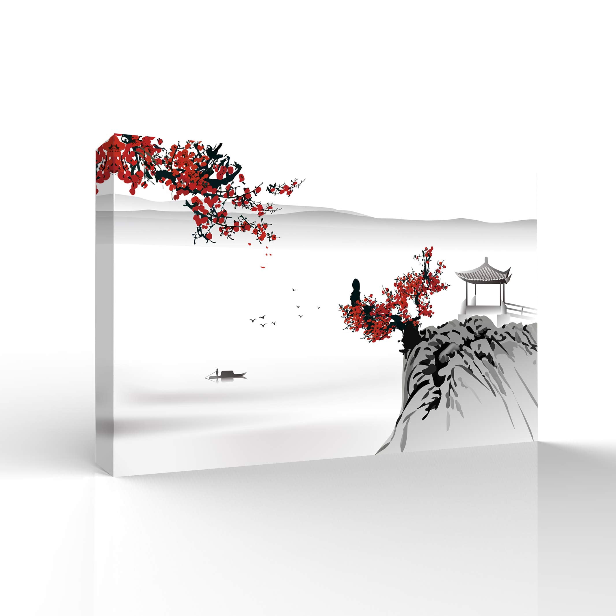 wall26 Canvas Wall Art Chinese Ink Landscape Painting Pictures Home ...