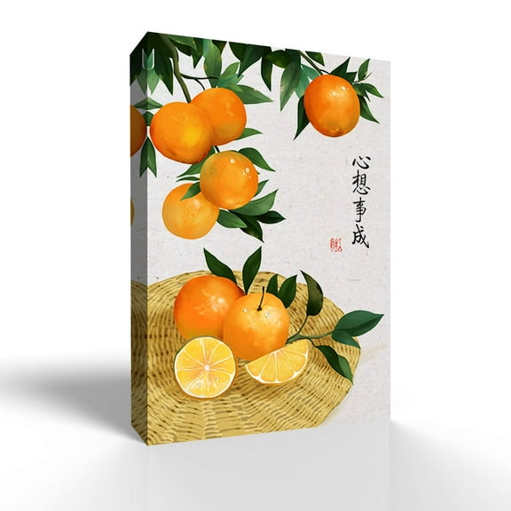 wall26 Canvas Wall Art Classical Fruit Pictures Home Wall Decorations for Bedroom Living Room Paintings Canvas Prints Framed - 16x24 inches