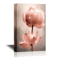 thumbnail image 1 of wall26 Canvas Wall Art - Closeup of Lotus Flower - Gallery Wrap Modern Home Art | Ready to Hang - 16x24 inches, 1 of 3