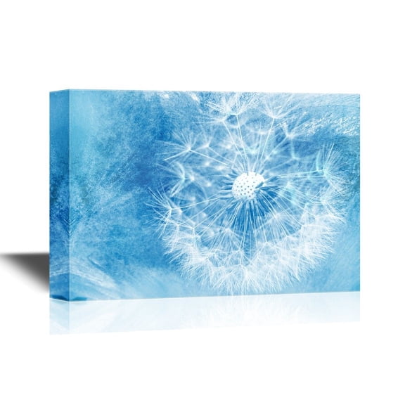 wall26 - Canvas Wall Art - Dandelion in Nature - Gallery Wrap Modern Home Art | Ready to Hang - 16x24 inches