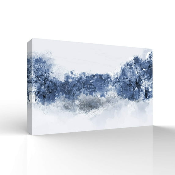wall26 Canvas Wall Art Dusty Blue Ice World Pictures Home Wall Decorations for Bedroom Living Room Paintings Canvas Prints Framed - 32x48 inches