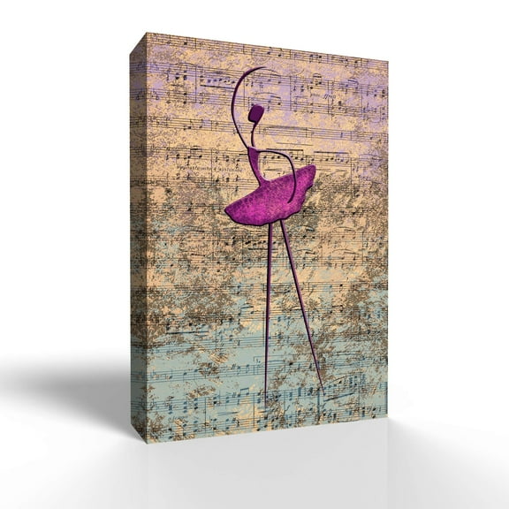 wall26 Canvas Wall Art Elegant Dancer Pictures Home Wall Decorations for Bedroom Living Room Paintings Canvas Prints Framed - 12x18 inches