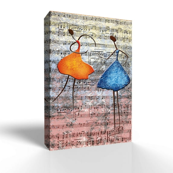 wall26 Canvas Wall Art Elegant Dancer Pictures Home Wall Decorations for Bedroom Living Room Paintings Canvas Prints Framed - 32x48 inches