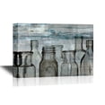 thumbnail image 1 of wall26 - Canvas Wall Art - Empty Glass Bottles on Abstract Background - Gallery Wrap Modern Home Art | Ready to Hang - 24x36 inches, 1 of 3