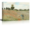 thumbnail image 1 of wall26 Canvas Wall Art - Famous Painting of Poppy Fieldby Claude Monet - Giclee Print Gallery Wrap Modern Home Art Ready to Hang - 32x48 inches, 1 of 4
