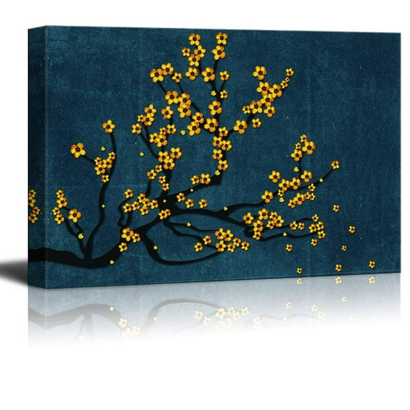 wall26 Canvas Wall Art Gorgeous Vintage Flower Pictures Home Wall Decorations for Bedroom Living Room Paintings Canvas Prints Framed - 32x48 inches