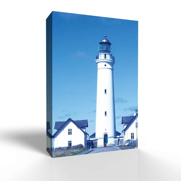 wall26 Canvas Wall Art Lighthouse Pictures Home Wall Decorations for Bedroom Living Room Paintings Canvas Prints Framed - 32x48 inches