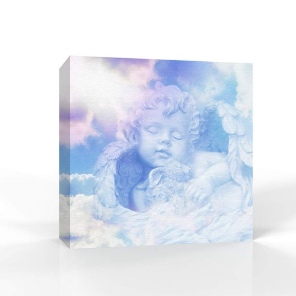 wall26 Canvas Wall Art Lovely Angel Pictures Home Wall Decorations for Bedroom Living Room Paintings Canvas Prints Framed - 16x16 inches