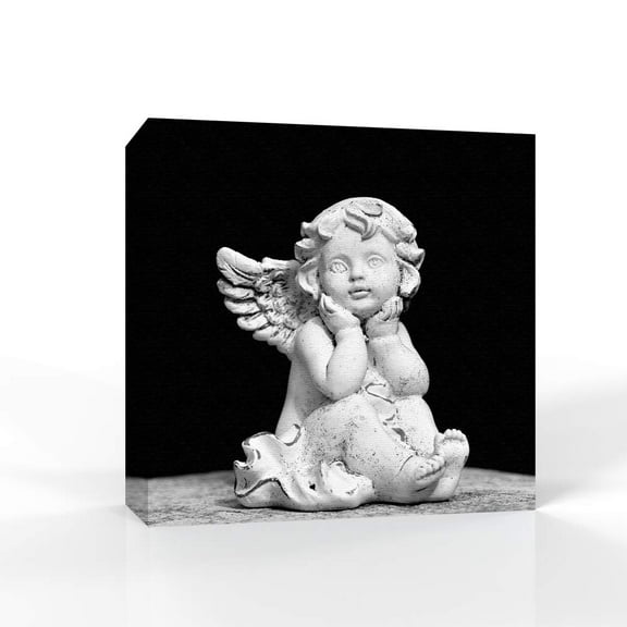 wall26 Canvas Wall Art Lovely Angel Pictures Home Wall Decorations for Bedroom Living Room Paintings Canvas Prints Framed - 16x16 inches