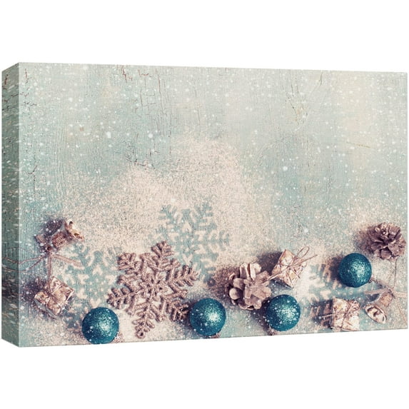 wall26 Canvas Wall Art Merry Christmas Pictures Home Wall Decorations for Bedroom Living Room Paintings Canvas Prints Framed - 16x24 inches