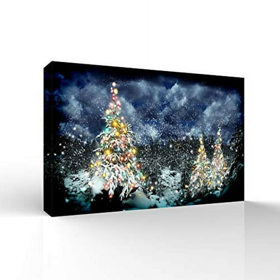 wall26 Canvas Wall Art Merry Christmas Pictures Home Wall Decorations for Bedroom Living Room Paintings Canvas Prints Framed - 24x36 inches