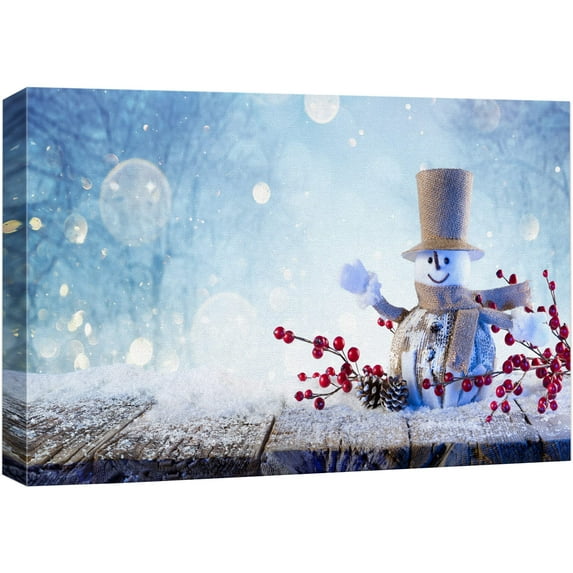 wall26 Canvas Wall Art Merry Christmas Pictures Home Wall Decorations for Bedroom Living Room Paintings Canvas Prints Framed - 24x36 inches