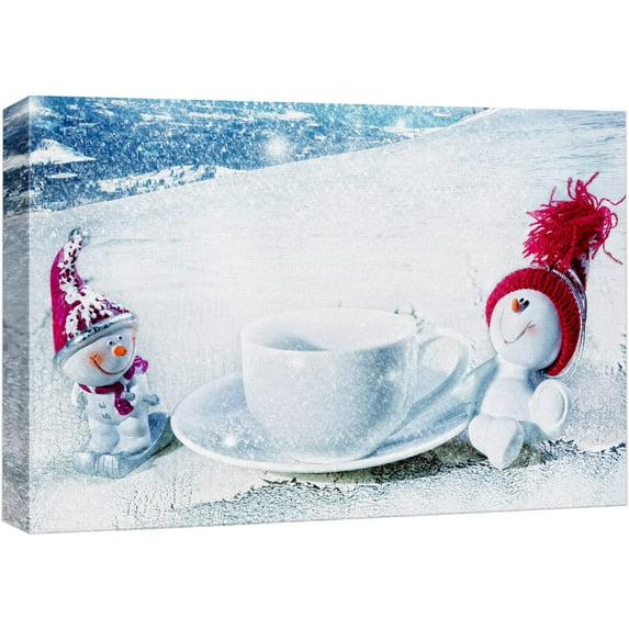 wall26 Canvas Wall Art Merry Christmas Pictures Home Wall Decorations for Bedroom Living Room Paintings Canvas Prints Framed - 24x36 inches