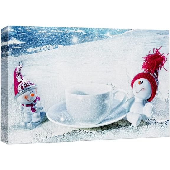 wall26 Canvas Wall Art Merry Christmas Pictures Home Wall Decorations for Bedroom Living Room Paintings Canvas Prints Framed - 32x48 inches