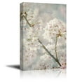 thumbnail image 1 of wall26 Canvas Wall Art - Oil Painting Style White Cherry Blossom in Spring - Giclee Print Gallery Wrap Modern Home Art Ready to Hang - 32x48 inches, 1 of 4