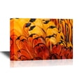 thumbnail image 1 of wall26 - Canvas Wall Art - Orange Feather - Gallery Wrap Modern Home Art | Ready to Hang - 12x18 inches, 1 of 3