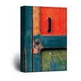thumbnail image 1 of wall26 Canvas Wall Art - Rustic Colorful Wooden Door - Giclee Print Gallery Wrap Modern Home Art Ready to Hang - 12x18 inches, 1 of 4