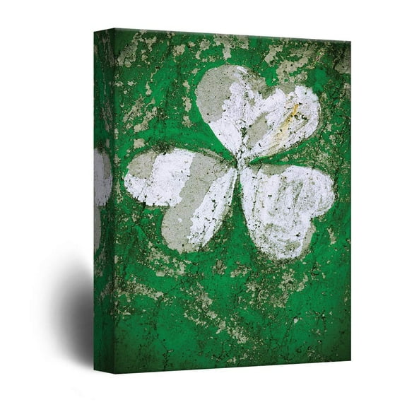 wall26 Canvas Wall Art St Patrick Theme Print Gallery Wrap Modern Home Decoration Ready to Hang - 24x36 inches