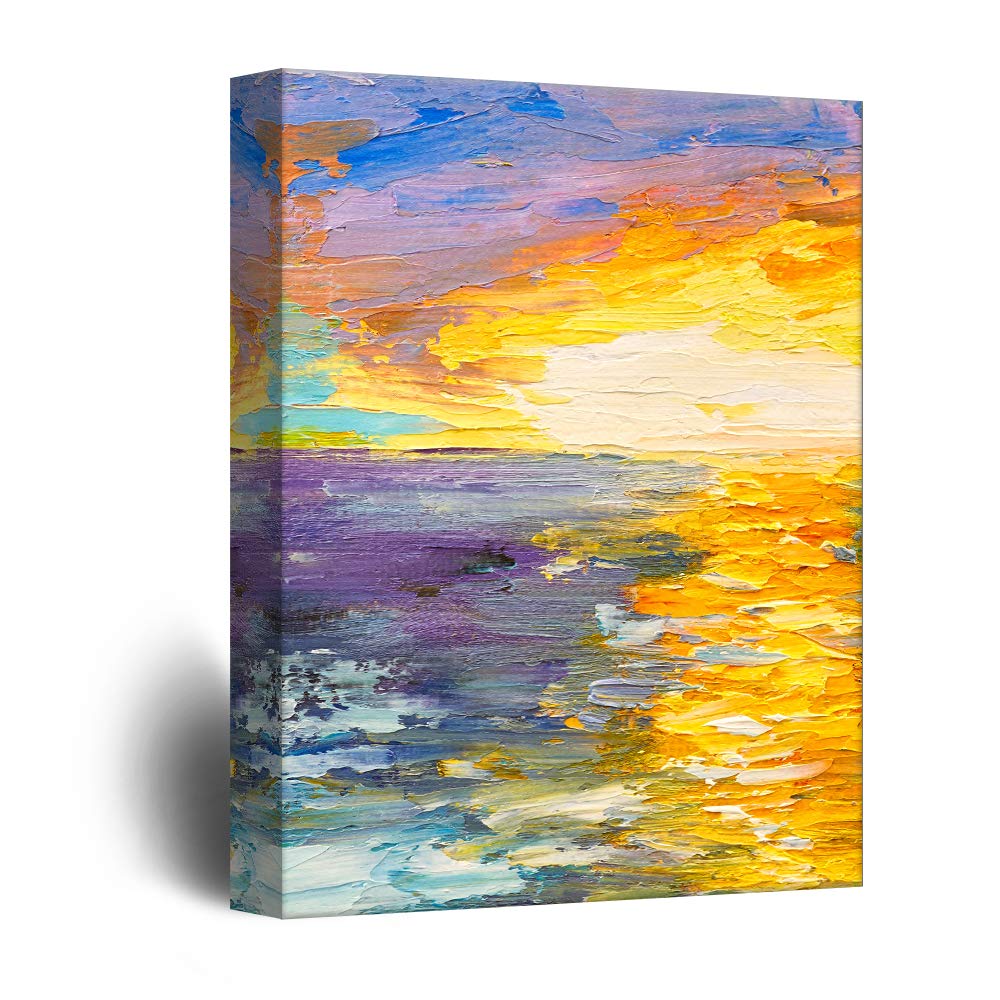 wall26 Canvas Wall Art Sunset Print Gallery Wrap Modern Home Decoration ...