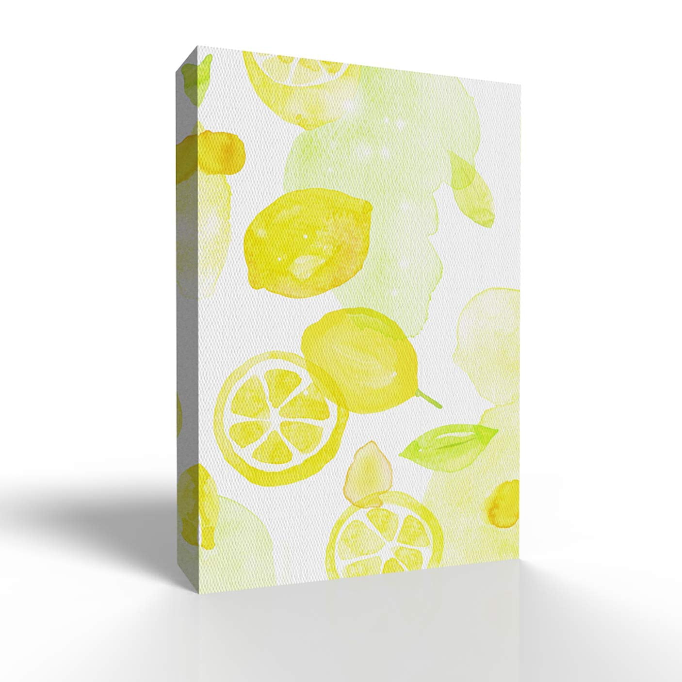 wall26 - Canvas Wall Art - Watercolor Abstract Color Block Line Draw ...