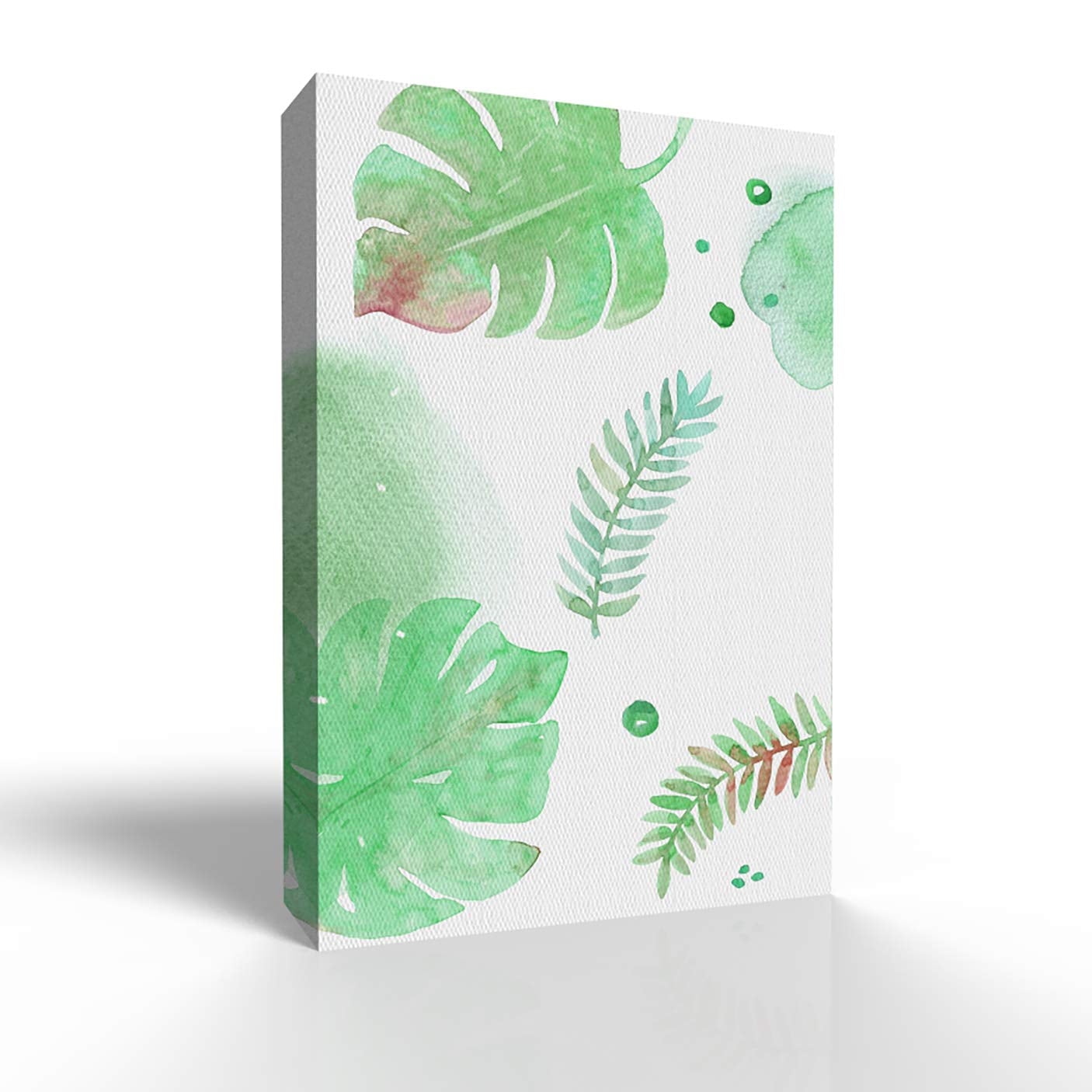 wall26 - Canvas Wall Art - Watercolor Abstract Color Block Line Draw ...