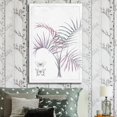 thumbnail image 1 of wall26 - Canvas Wall Art - Watercolor Paint Abstract Purple Leaf Butterflies Series Artwork - Giclee Print Gallery Wrap Modern Home Art Ready to Hang - 24x36 inches, 1 of 4