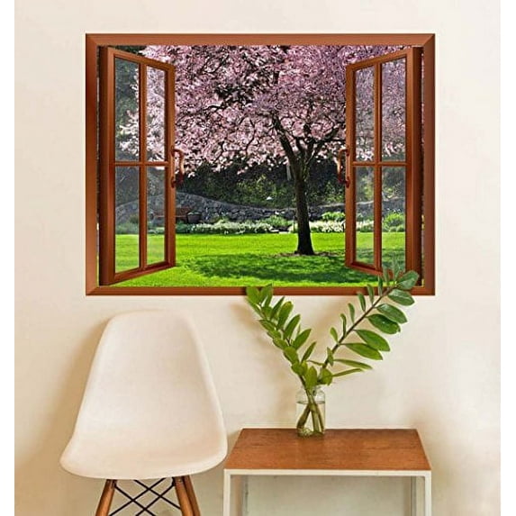 wall26 Cherry Blossom in Spring Removable Wall Sticker/Wall Mural - 24"x32"