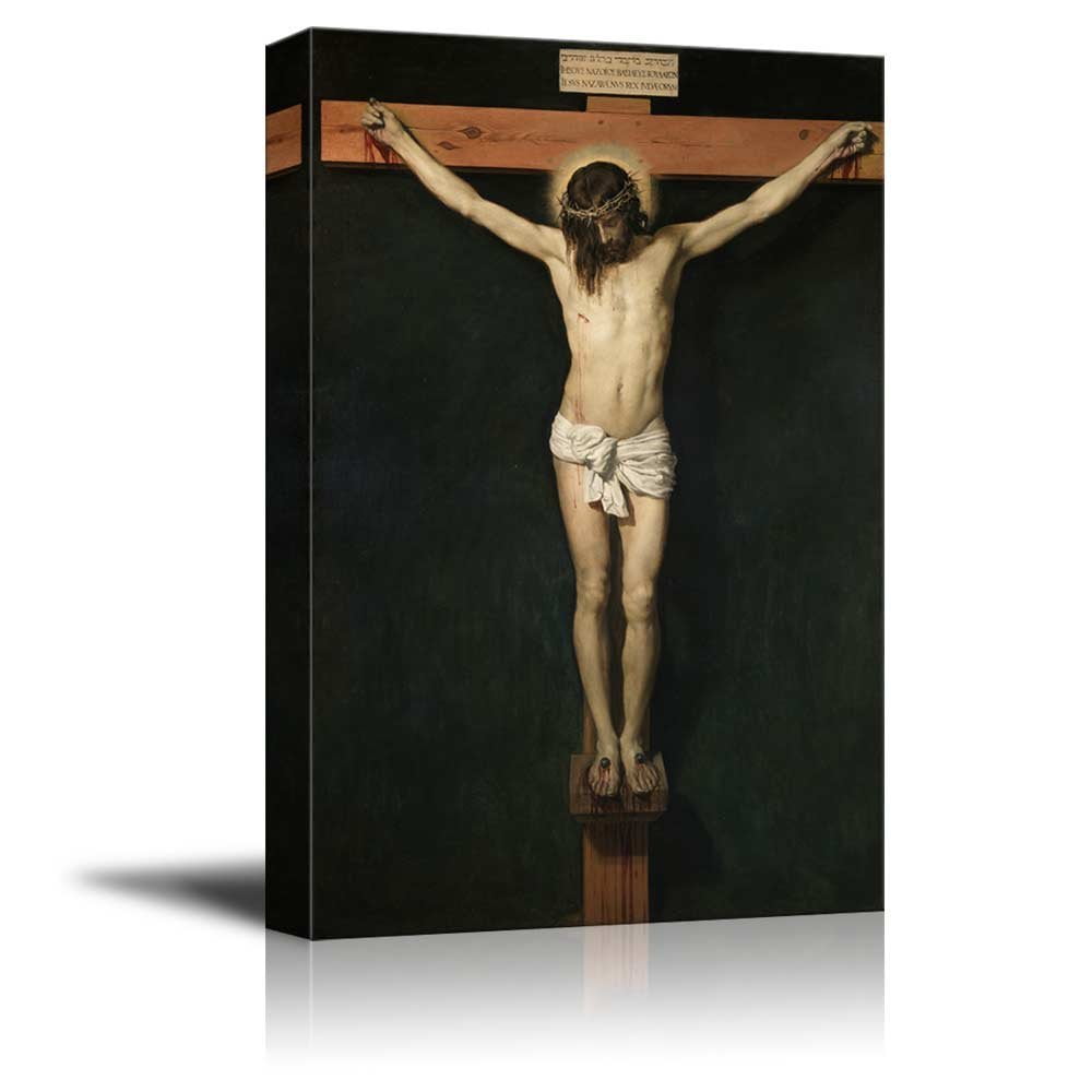 wall26 - Christ Crucified by Diego Velazquez - Canvas Art Wall Art -  12\u0026quot; x 18\u0026quot; - Walmart.com, image size:1000x1000