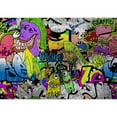 thumbnail image 1 of wall26 - Colorful Graffiti - Large Wall Mural, Removable Peel and Stick Wallpaper, Home Decor - 100x144 inches, 1 of 6