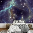 thumbnail image 1 of wall26 - Colorful Space Star Nebula - Removable Wall Mural | Self-Adhesive Large Wallpaper - 100x144 inches, 1 of 6