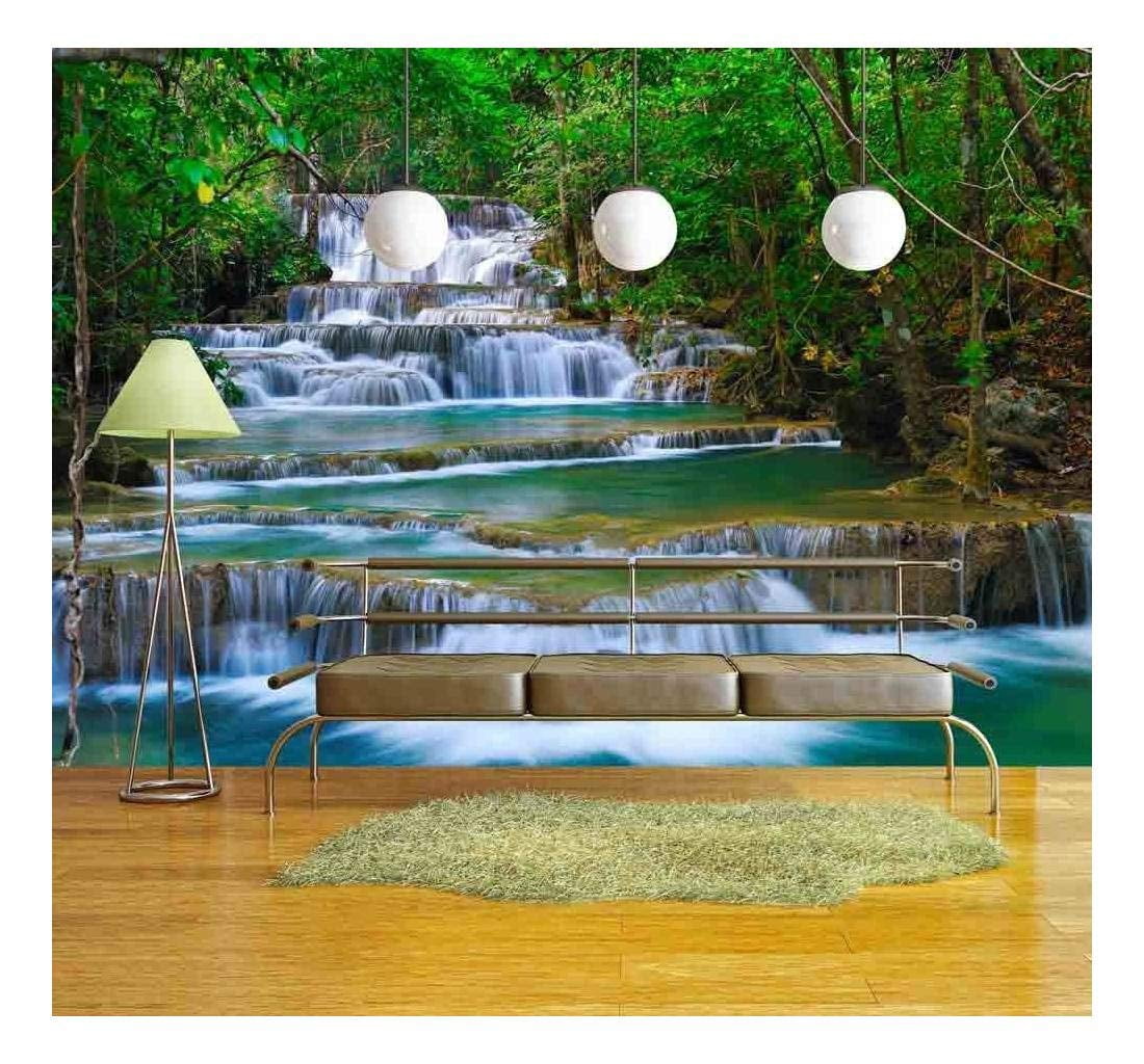 wall26 - Deep Forest Waterfall in Kanchanaburi, Thailand - Removable ...
