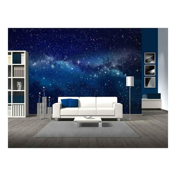 wall26 - Deep Space. High Definition Star Field Background - Removable Wall Mural | Self-Adhesive Large Wallpaper - 100x144 inches