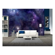 wall26 - Deep Space Wide Background Website Header - Removable Wall Mural | Self-Adhesive Large Wallpaper - 66x96 inches