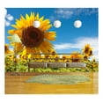 thumbnail image 1 of wall26 - Field of Sunflowers Under a July Sun - Removable Wall Mural | Self-Adhesive Large Wallpaper - 100x144 inches, 1 of 6