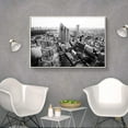 thumbnail image 1 of wall26 Floating Framed Canvas Wall Art for Living Room, Bedroom Black and White Building Canvas Prints for Home Decoration Ready to Hang - 24x36 inches, 1 of 4