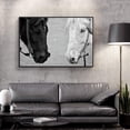 thumbnail image 1 of wall26 Floating Framed Canvas Wall Art for Living Room, Bedroom Black and White Wild Animal Canvas Prints for Home Decoration Ready to Hang - 16x24 inches, 1 of 4