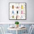 thumbnail image 1 of wall26 Floating Framed Canvas Wall Art for Living Room, Bedroom Wooden Background Animal Canvas Prints for Home Decoration Ready to Hang - 24x24 inches, 1 of 4