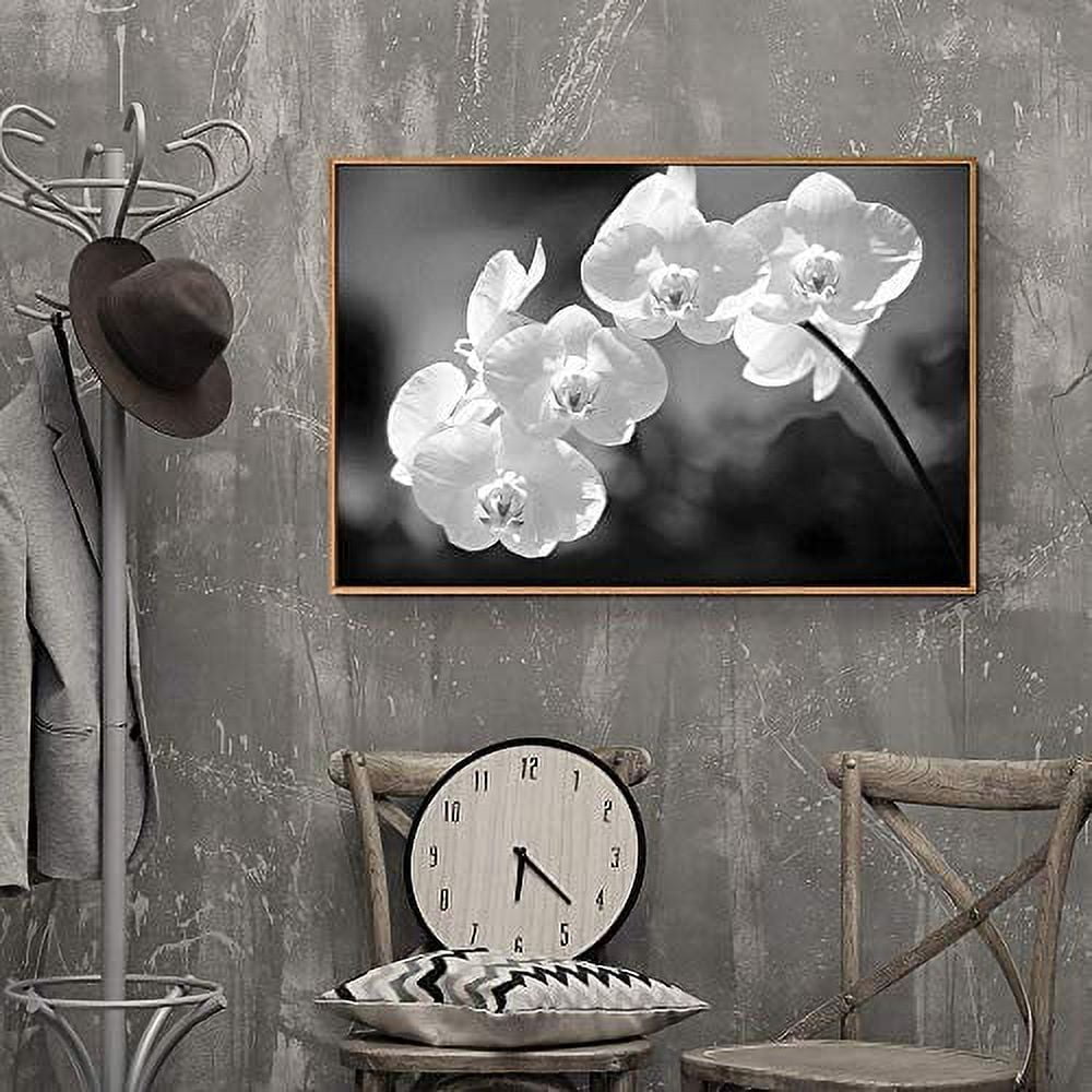 wall26 Floating Framed Canvas Wall Art for Living Room, Bedroom Black