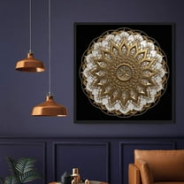 wall26 Floating Framed Canvas Wall Art for Living Room, Bedroom Runner Canvas Prints for Home Decoration Ready to Hang - 16x16 inches