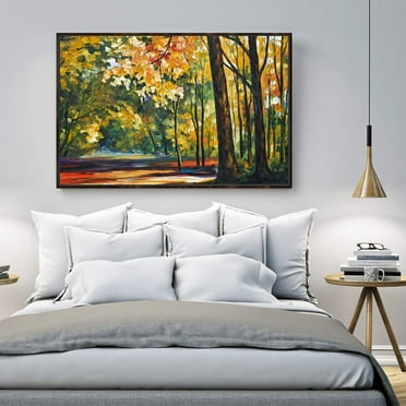 wall26 Floating Framed Canvas Wall Art for Living Room, Bedroom Scenery Canvas Prints for Home Decoration Ready to Hang - 16x24 inches