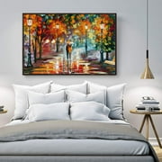 wall26 Floating Framed Canvas Wall Art for Living Room, Bedroom Scenery Canvas Prints for Home Decoration Ready to Hang - 24x36 inches