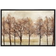 thumbnail image 1 of wall26 Framed Canvas Print Wall Art Autumn Fall Orange Leaf Forest Tree Landscape Nature Wilderness Illustrations Modern Art Rustic Multicolor for Living Room, Bedroom, Office - 24"x36" Bla, 1 of 5