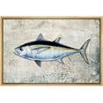 thumbnail image 1 of wall26 Framed Canvas Print Wall Art Black Fin Tuna Fish on Granite Background Marine Life Animals Digital Art Realism Nautical Scenic Colorful Ultra for Living Room, Bedroom, Office - 24"x36&quo, 1 of 5