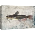 thumbnail image 1 of wall26 Framed Canvas Print Wall Art Bullhead Fish on Granite Background Marine Life Animals Digital Art Realism Nautical Scenic Colorful Ultra for Living Room, Bedroom, Office - 12"x18", 1 of 5