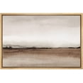 thumbnail image 1 of wall26 Framed Canvas Print Wall Art Minimal Brown Pastel Valley Landscape Nature Wilderness Illustrations Fine Art Decorative Rustic Multicolor for Living Room, Bedroom, Office - 24"x36" Na, 1 of 5