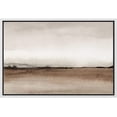 thumbnail image 1 of wall26 Framed Canvas Print Wall Art Minimal Brown Pastel Valley Landscape Nature Wilderness Illustrations Fine Art Decorative Rustic Multicolor for Living Room, Bedroom, Office - 16"x24" Wh, 1 of 5