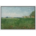 thumbnail image 1 of wall26 Framed Canvas Print Wall Art Pastel Green Farmland Ranch Village Nature Wilderness Illustrations Fine Art Farmhouse/Country Decorative Rustic for Living Room, Bedroom, Office - 16"x24&quo, 1 of 7