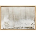 thumbnail image 1 of wall26 Framed Canvas Print Wall Art Pastel Minimal Grunge Brown White Paint Strokes Abstract Shapes Illustrations Modern Art Decorative Contemporary for Living Room, Bedroom, Office - 24x36 Natural, 1 of 5