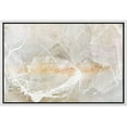 thumbnail image 1 of wall26 Framed Canvas Print Wall Art Pastel Orange Gray Paint Landscape Abstract Shapes Illustrations Minimal Decorative Contemporary Multicolor for Living Room, Bedroom, Office - 24"x36" Wh, 1 of 5